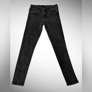 Kancan Kids Black Skinny Jeans Size 12 – Adjustable Waist – Stretch Denim